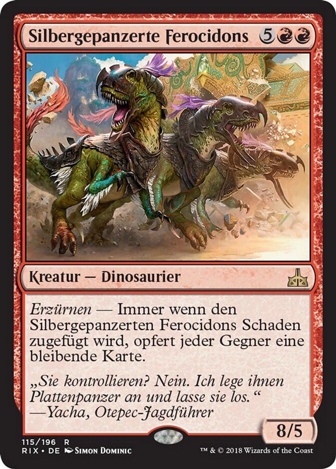Silbergepanzerte Ferocidons