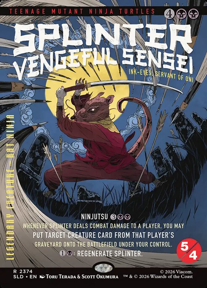 Splinter, Vengeful Sensei