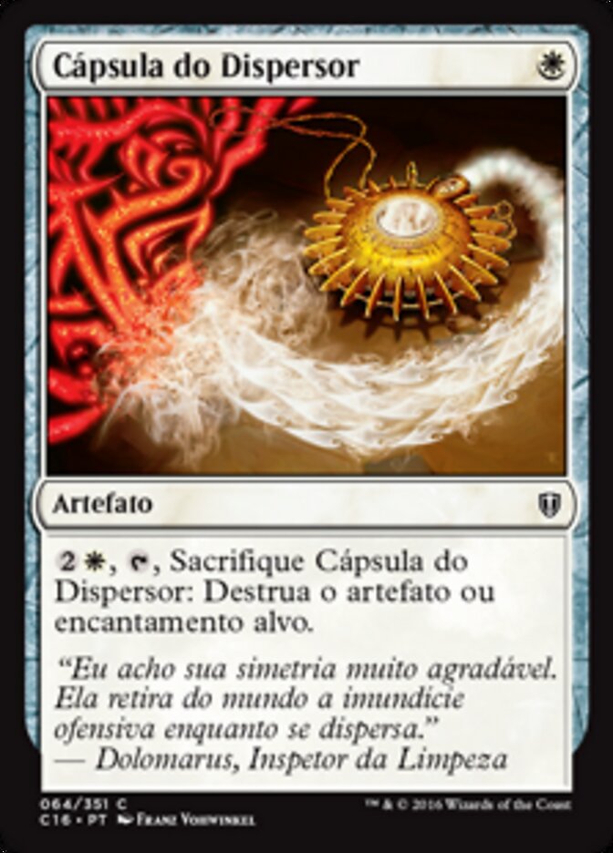 Cápsula do Dispersor