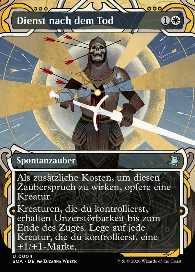 Dienst nach dem Tod