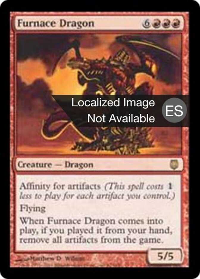 Dragón del horno