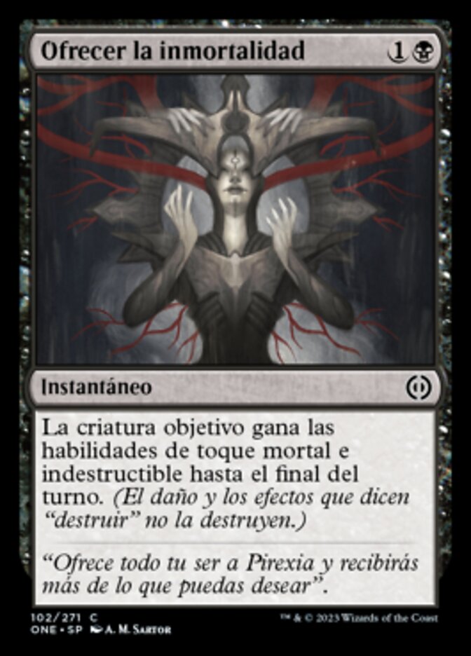 Ofrecer la inmortalidad