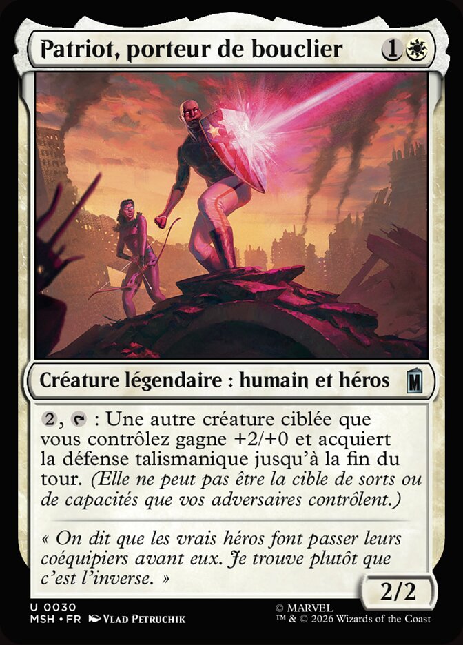 Patriot, porteur de bouclier
