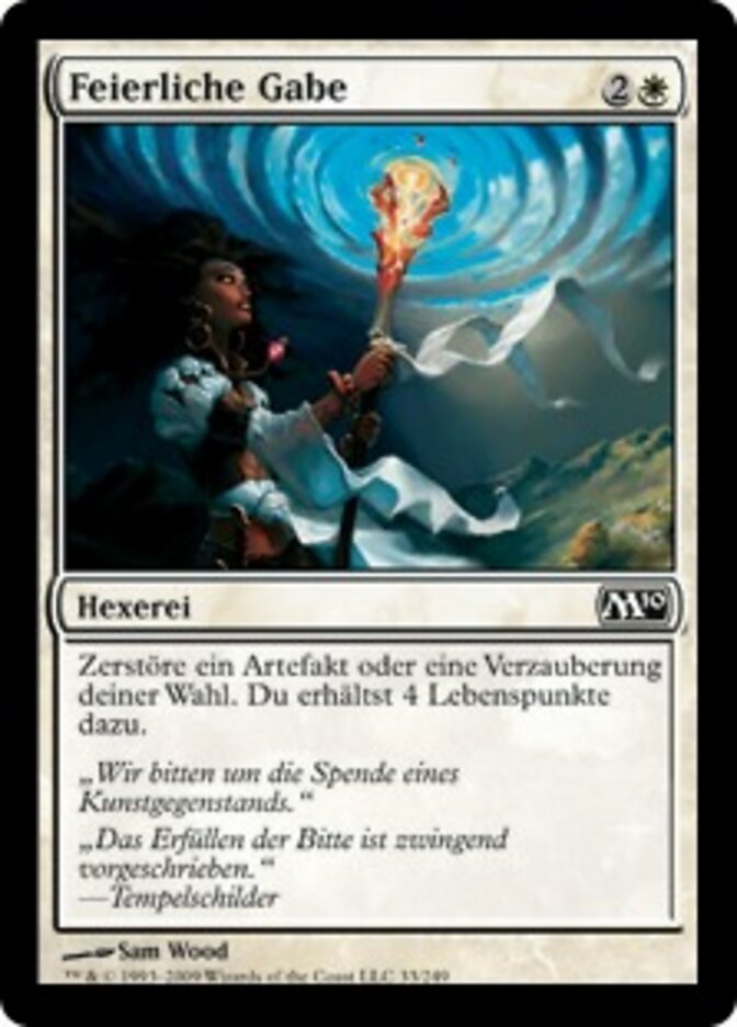 Feierliche Gabe