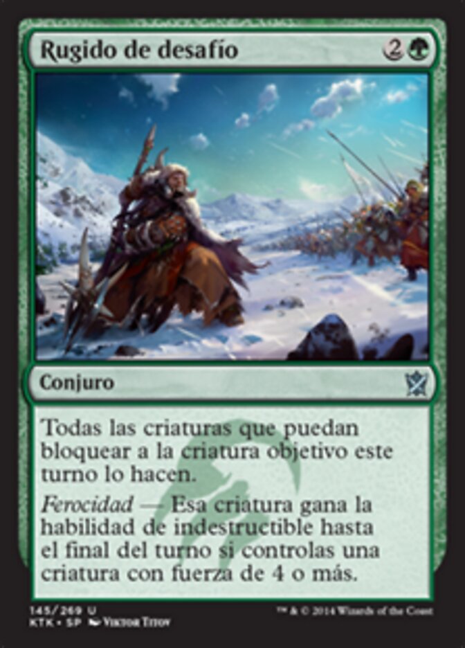 Rugido de desafío