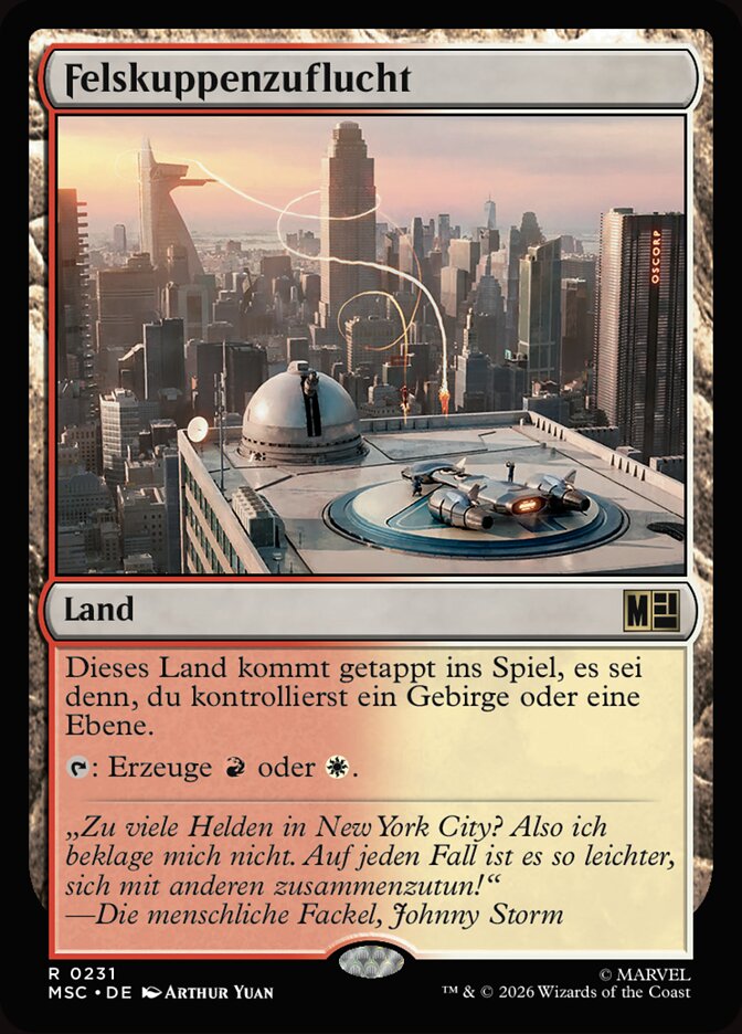 Felskuppenzuflucht