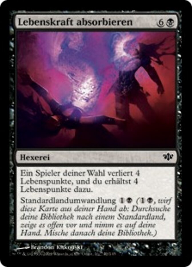 Lebenskraft absorbieren