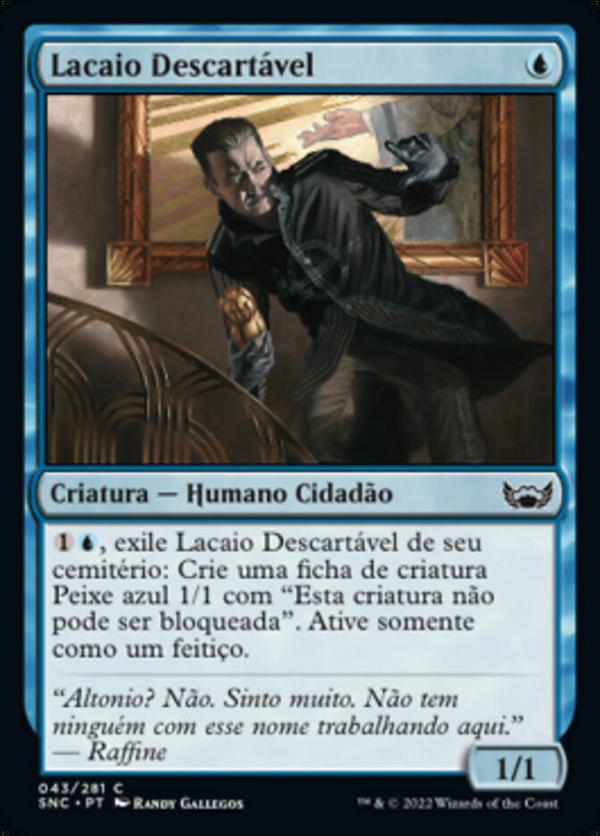 Lacaio Descartável