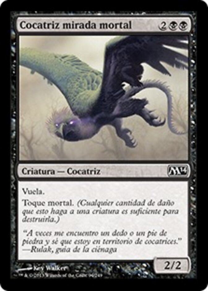 Cocatriz mirada mortal