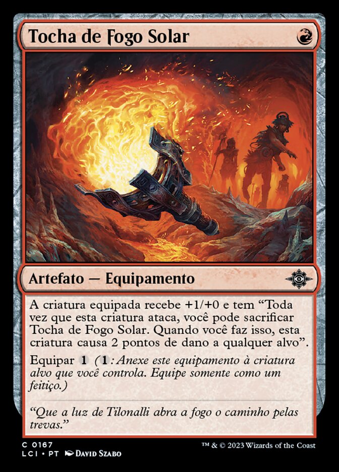 Tocha de Fogo Solar