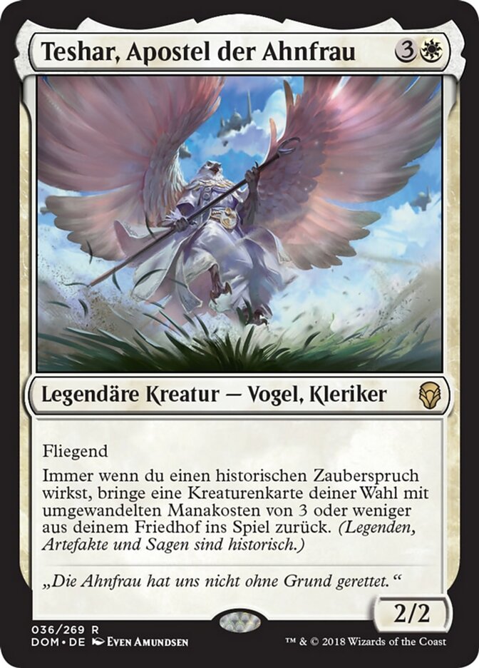 Teshar, Apostel der Ahnfrau