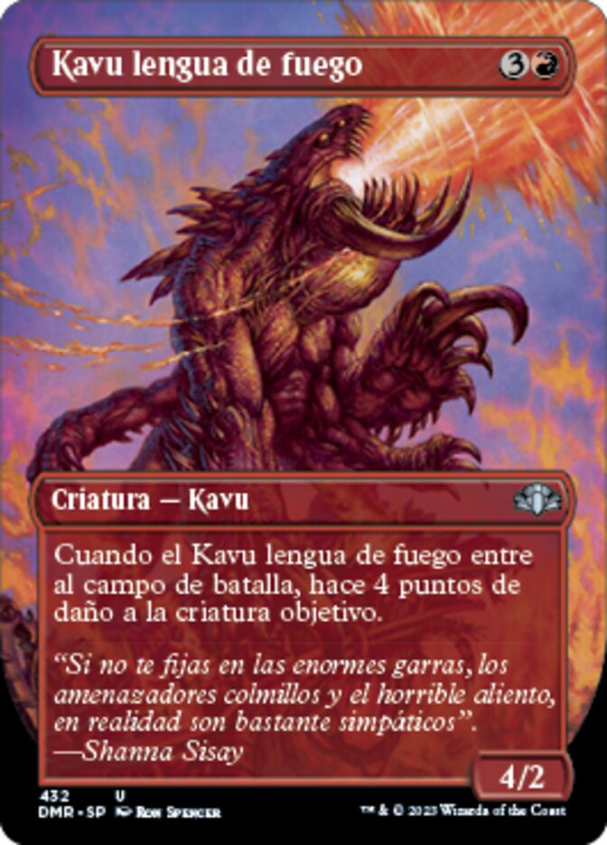 Kavu lengua de fuego