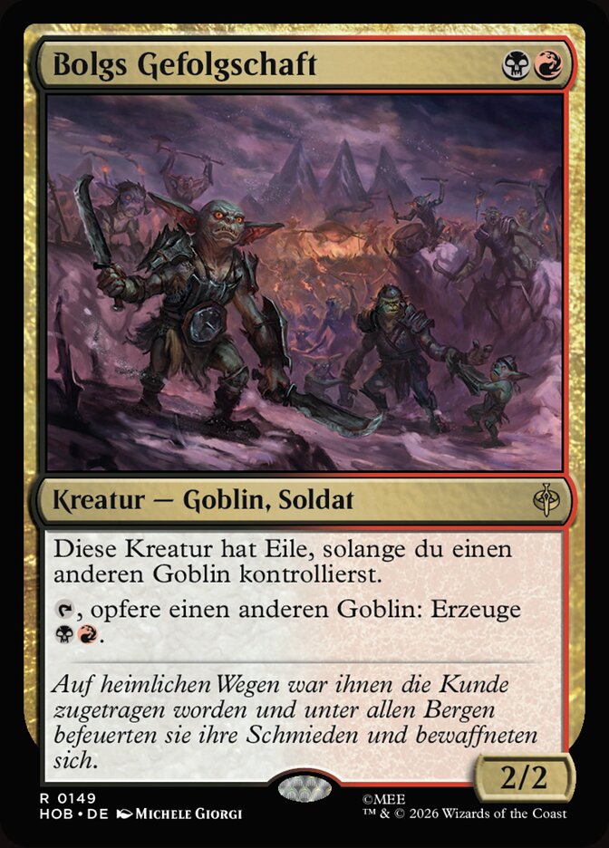 Bolgs Gefolgschaft