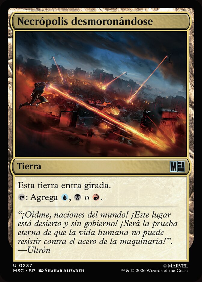 Necrópolis desmoronándose