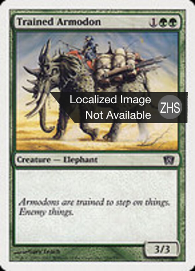Trained Armodon