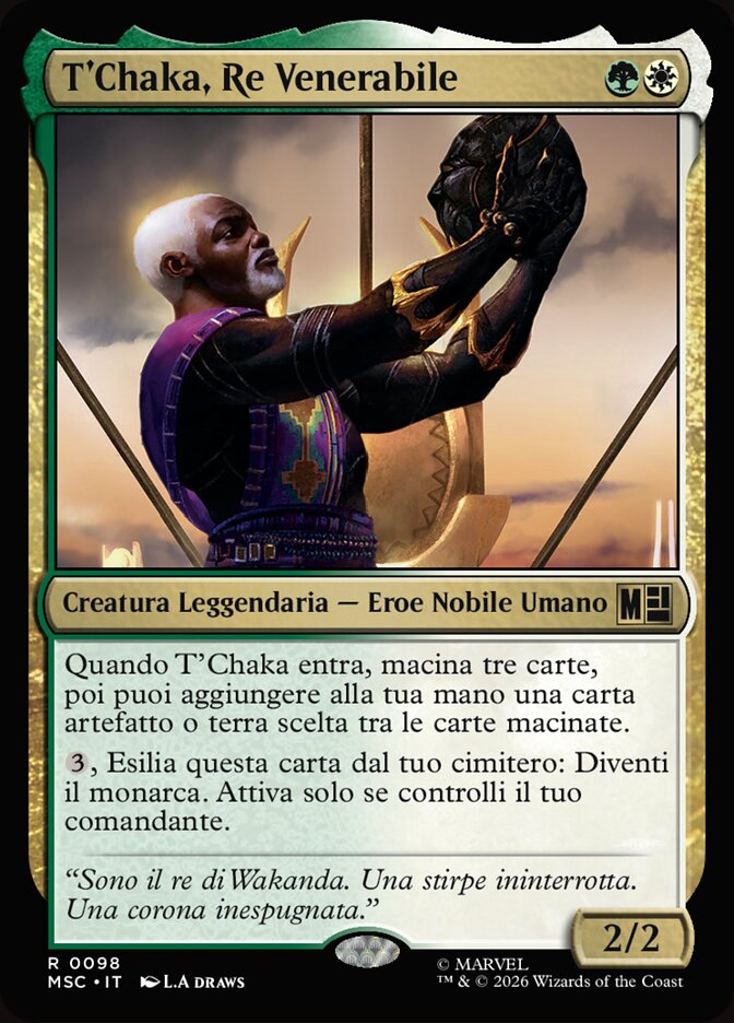 T'Chaka, Re Venerabile
