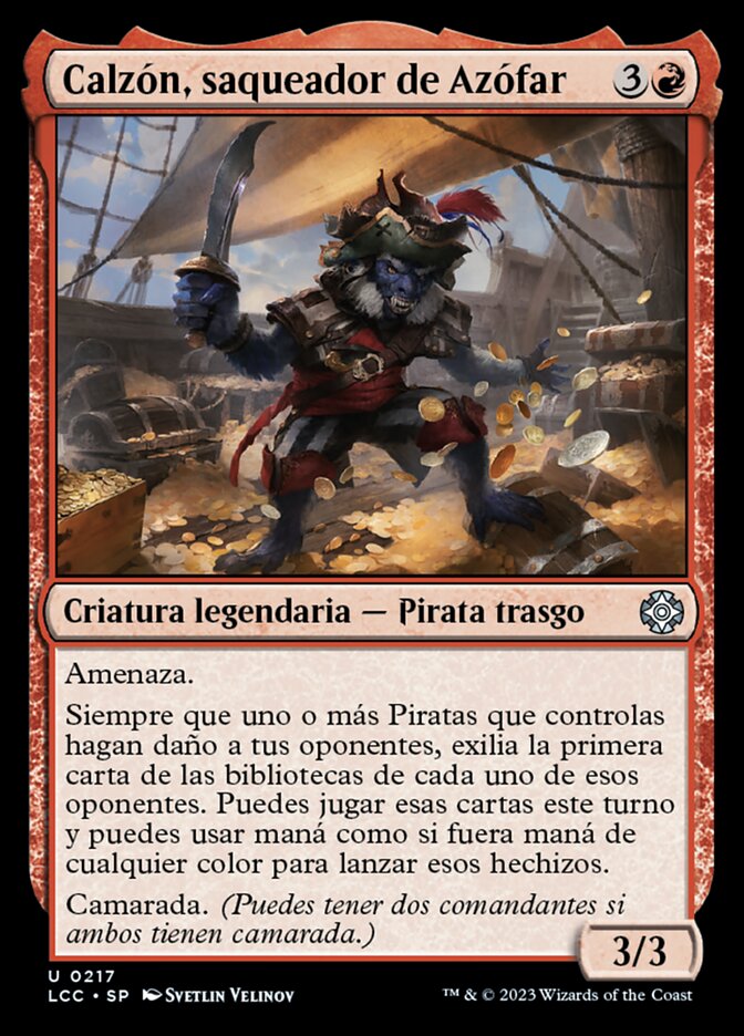 Calzón, saqueador de Azófar