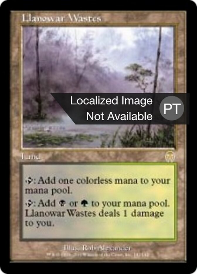 Regiões Agrestes de Llanowar