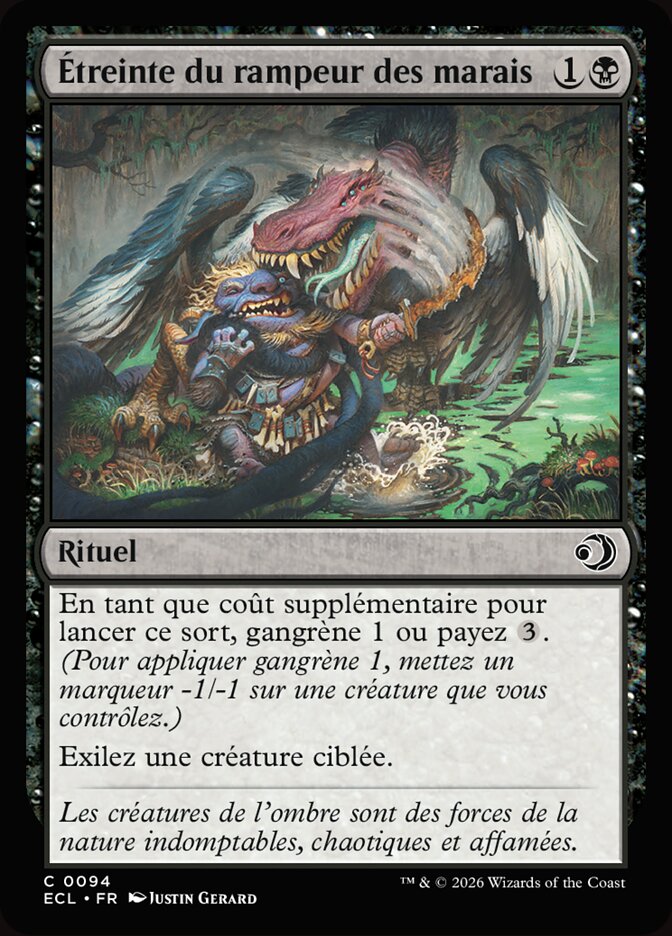 Étreinte du rampeur des marais