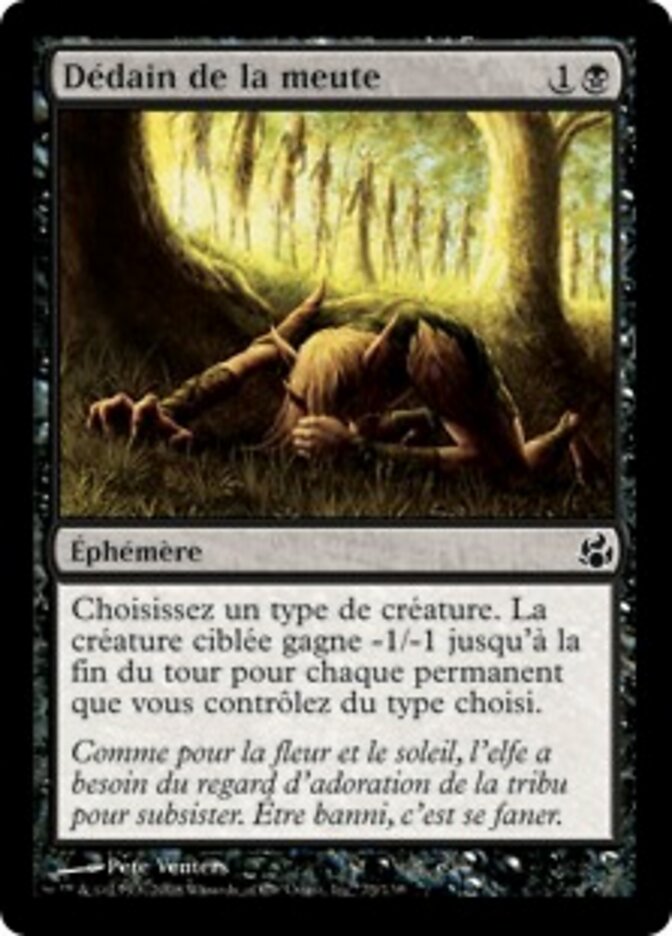 Dédain de la meute