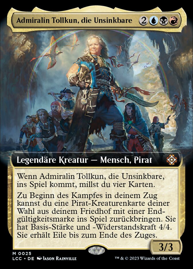 Admiralin Tollkun, die Unsinkbare