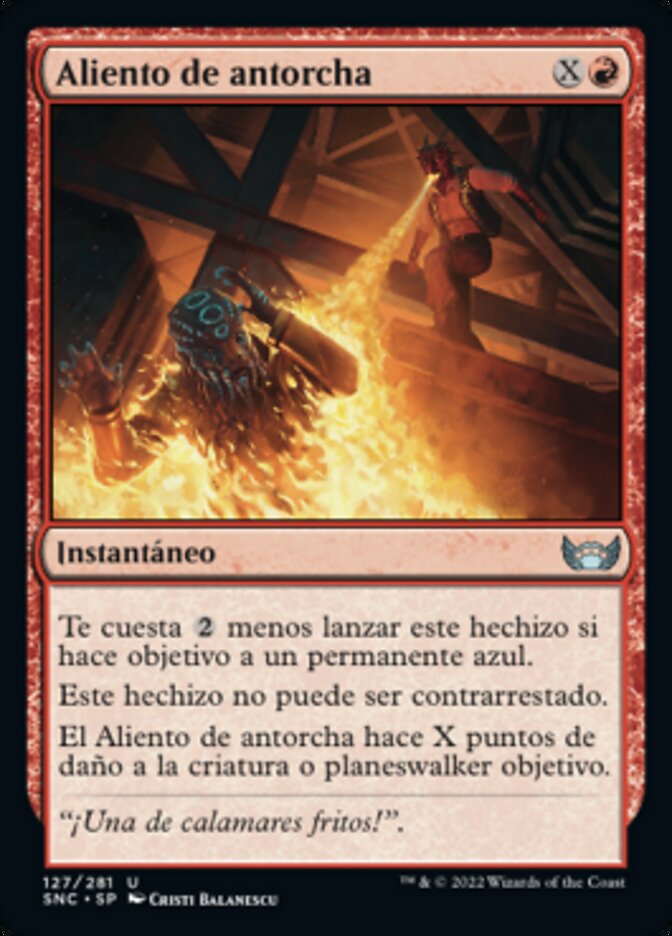 Aliento de antorcha