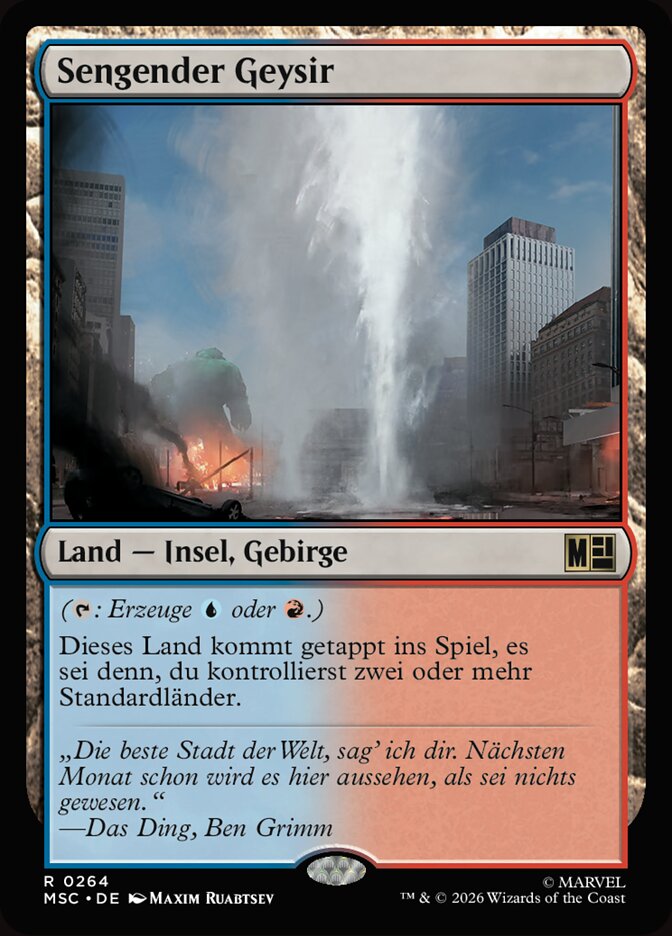 Sengender Geysir