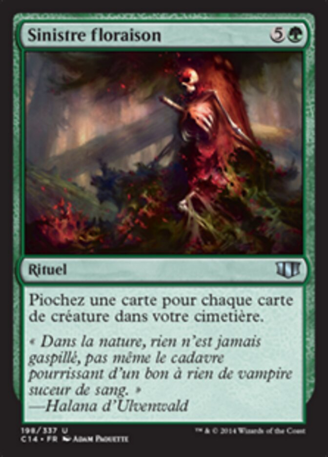 Sinistre floraison