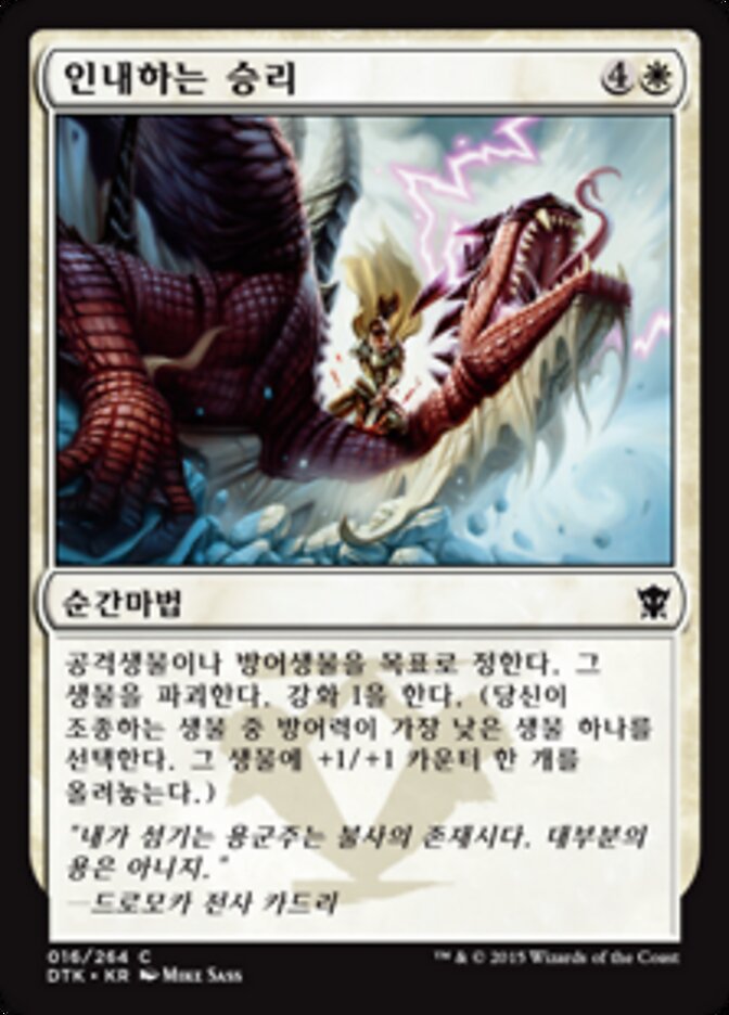 인내하는 승리