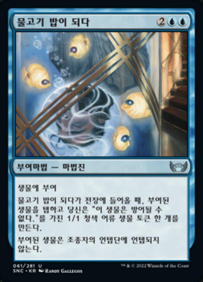물고기 밥이 되다