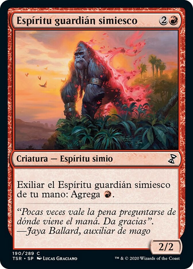 Espíritu guardián simiesco