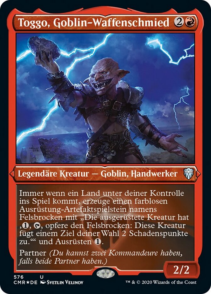 Toggo, Goblin-Waffenschmied
