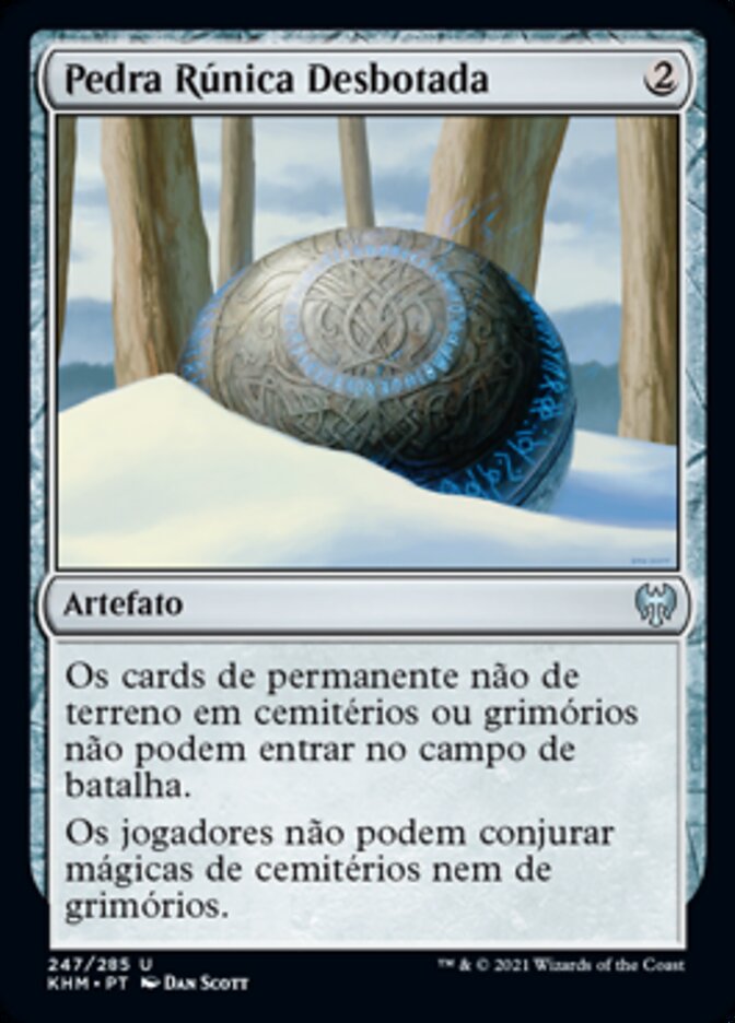 Pedra Rúnica Desbotada