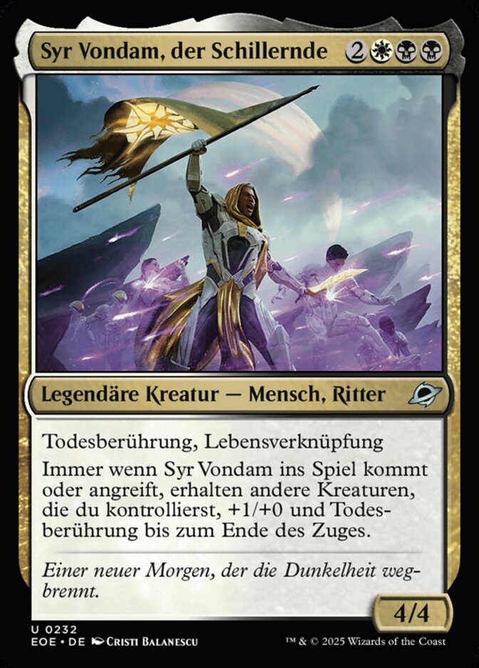 Syr Vondam, der Schillernde