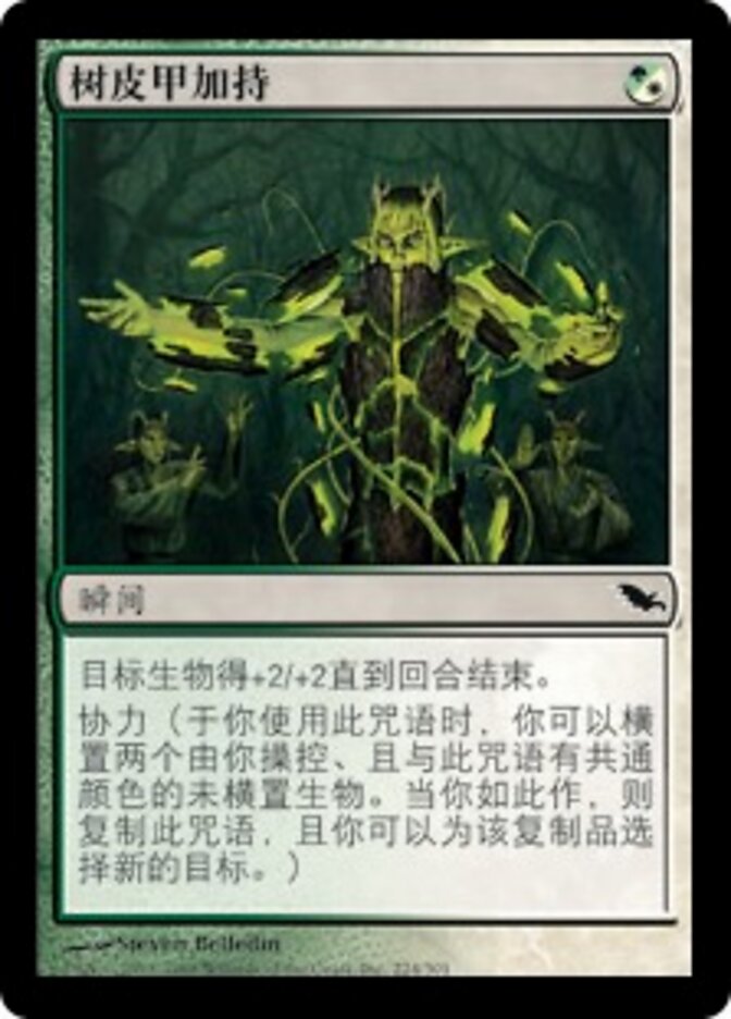 树皮甲加持