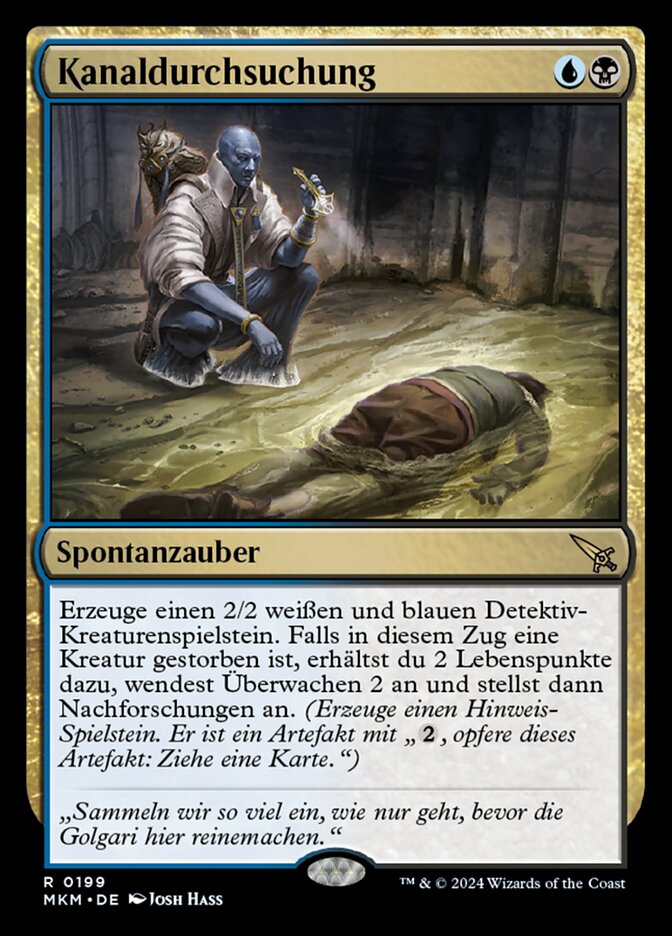Kanaldurchsuchung