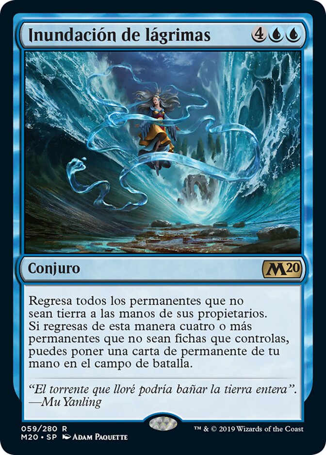 Inundación de lágrimas