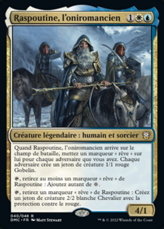 Raspoutine, l'oniromancien