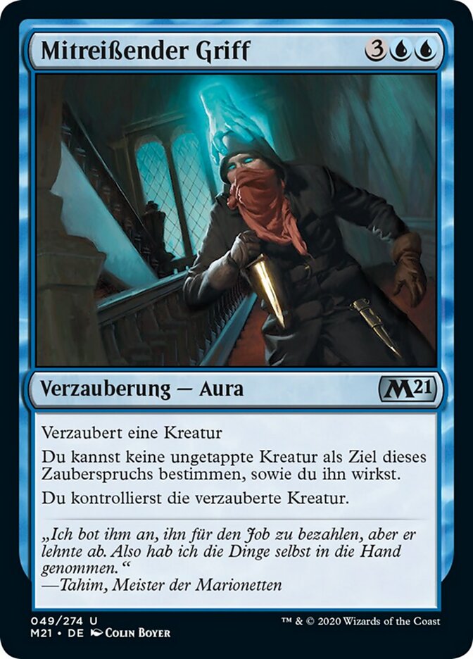 Mitreißender Griff