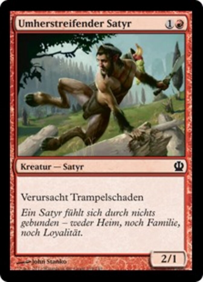 Umherstreifender Satyr
