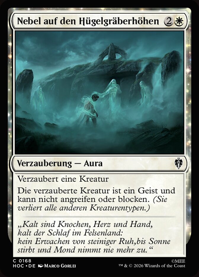 Nebel auf den Hügelgräberhöhen