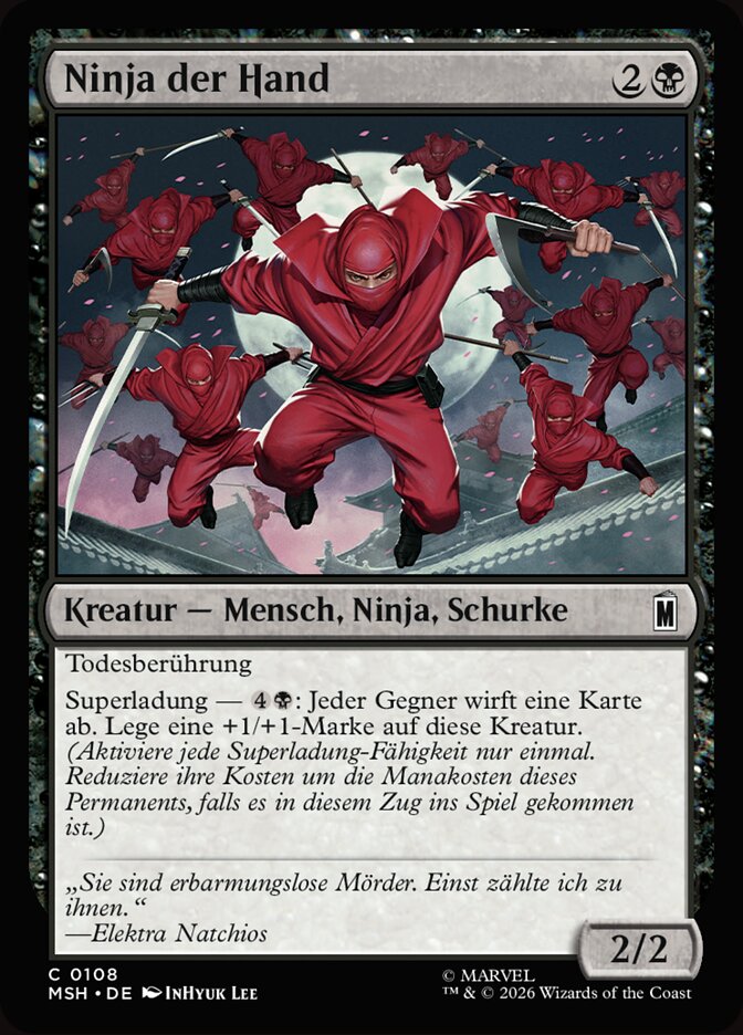 Ninja der Hand
