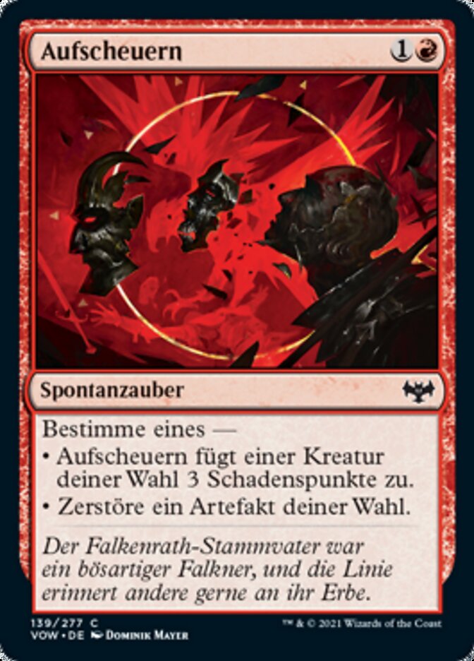 Aufscheuern