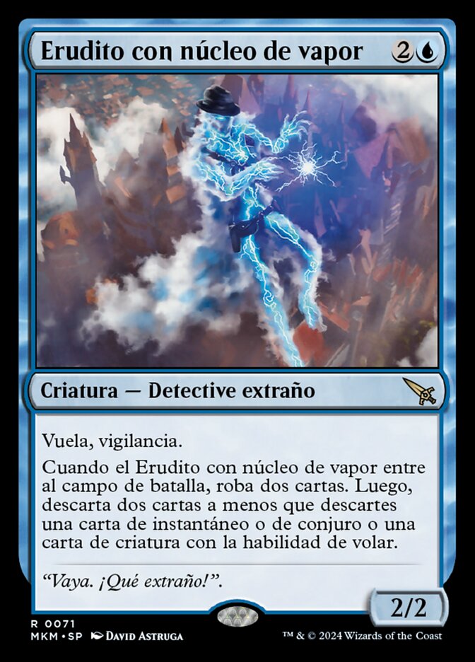 Erudito con núcleo de vapor