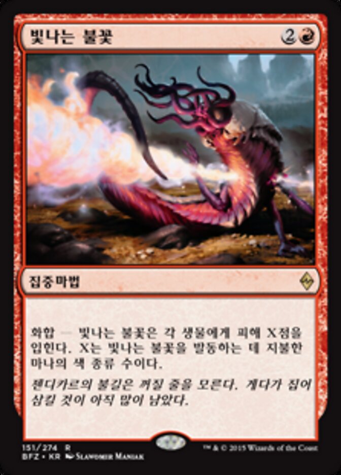 빛나는 불꽃