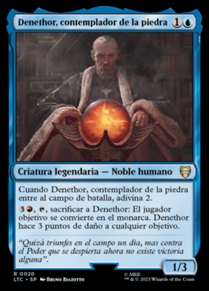 Denethor, contemplador de la piedra
