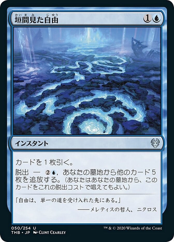 垣間見た自由
