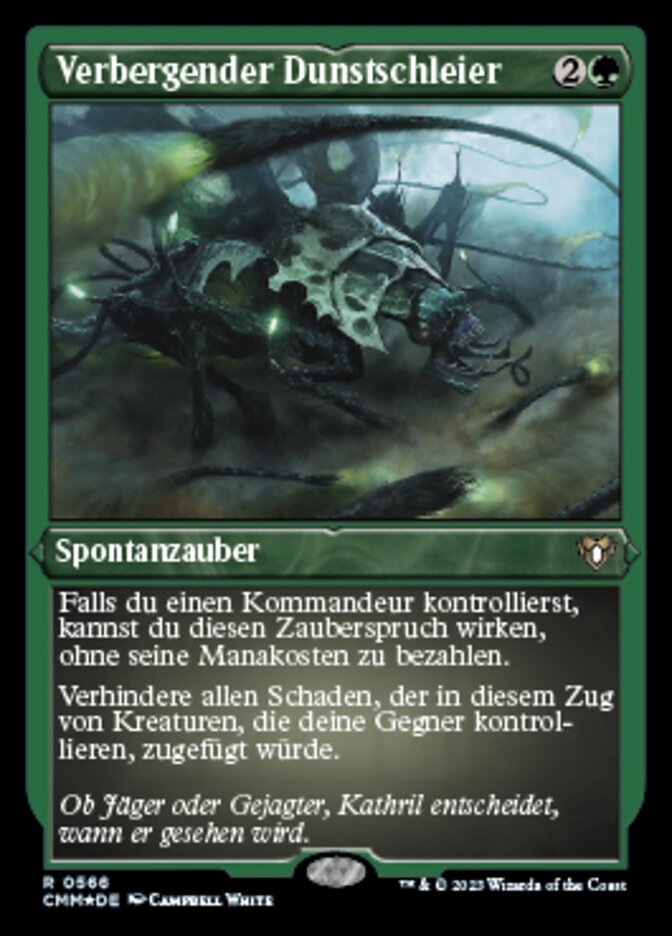 Verbergender Dunstschleier