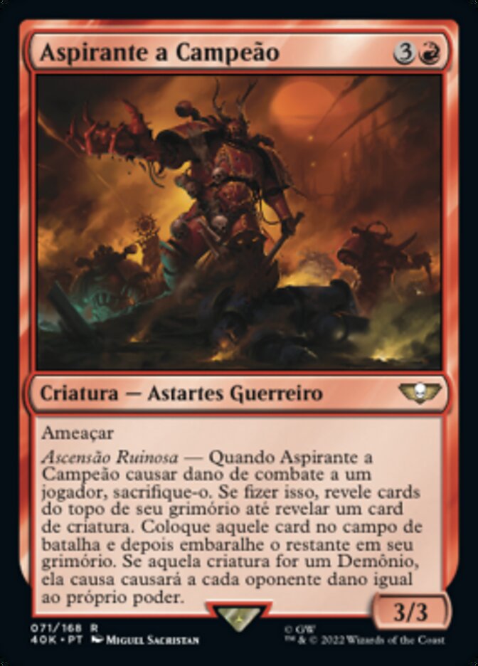 Aspirante a Campeão