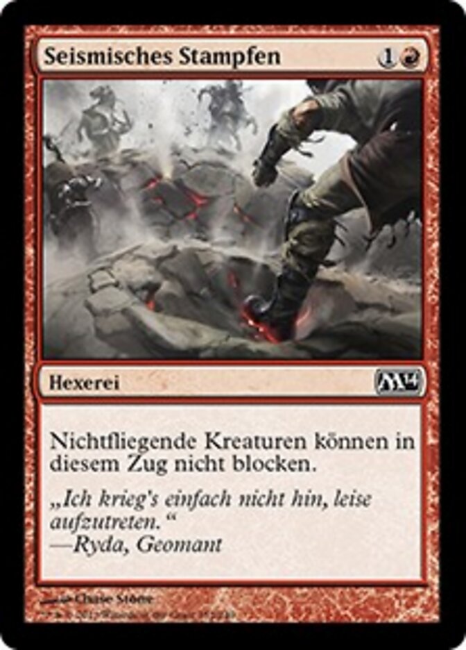 Seismisches Stampfen